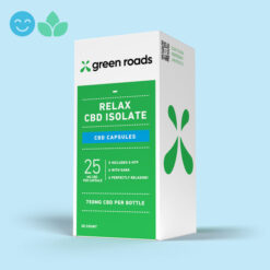Green Roads CBD Isolate Relax Capsule, 25MG  30ct