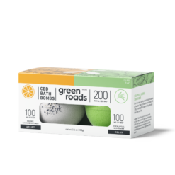 Green Roads Bath Bomb Uplift and Relax, Set of Two