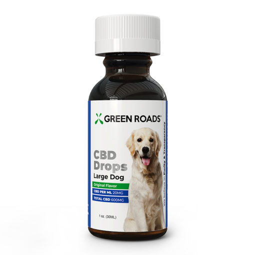 Green Roads Pet CBD Large Dog Drops, 600MG