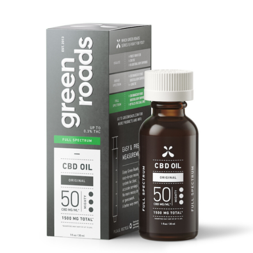 Green Roads Full-Spectrum CBD Oil, 50MG