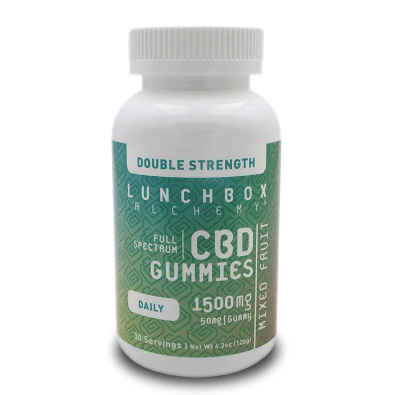 Lunchbox Alchemy Full Spectrum Double Strength Cbd Gummy 50 Mg Joyous Green Lunchbox Alchemy Full Spectrum Double Strength Cbd Gummy 50 Mg Joyous Green