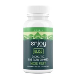ENJOY-Delta 9, Live Rosen "BLISS" gummy  12mg Delta 9 THC, 25ct