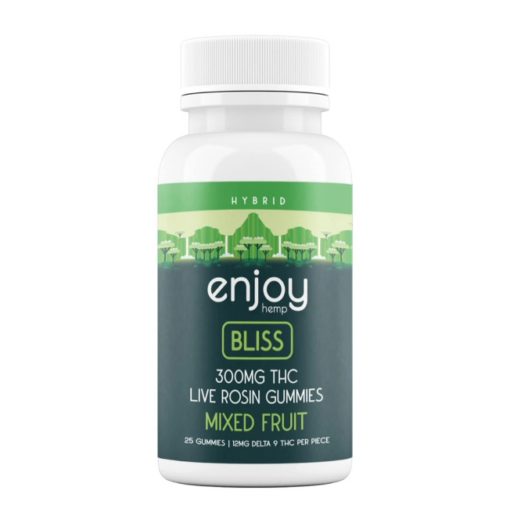 ENJOY-Delta 9, Live Rosen "BLISS" gummy  12mg Delta 9 THC, 25ct
