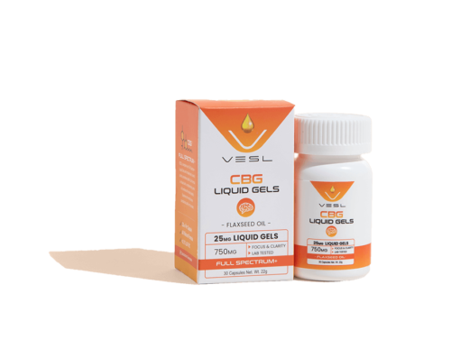 VESL-CBG Liquigels  Broad Spectrum  25mg 30ct