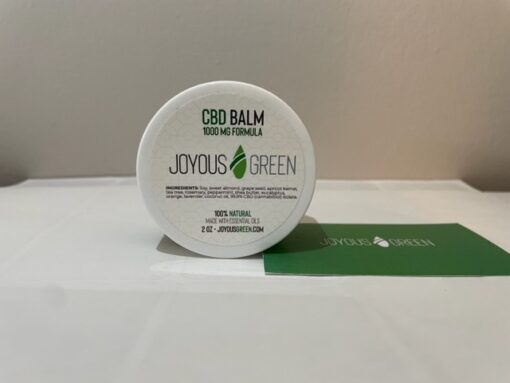 Joyous Green CBD Balm, 1000mg Formula