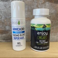Bundle #2    Arnica CBD 1500mg Topical Pain Relief **and** Enjoy--"RELIEF"  Full Sp Gummies  50mg 30ct