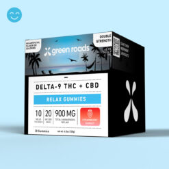 GR--Strawberry Sunset Delta 9 THC + CBD Relax Gummies  30ct.