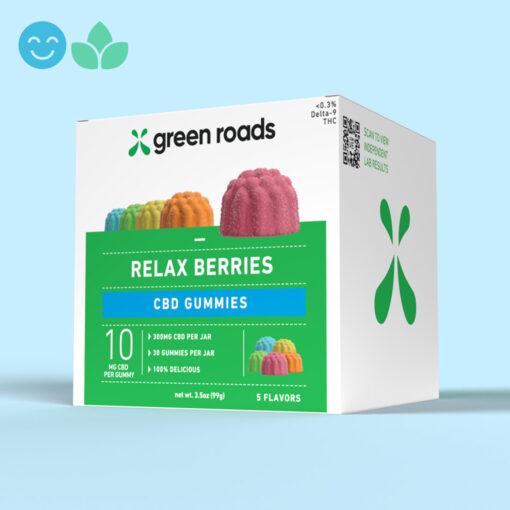 Green Roads   CBD Relax Berries   10mg  30ct