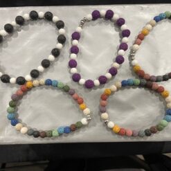 Aromatherapy Bracelet--made with Lava Stones