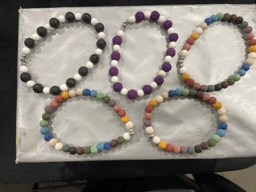 Aromatherapy Bracelet--made with Lava Stones